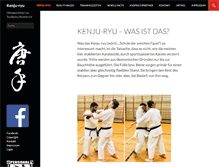 Tablet Screenshot of kenju-ryu.de